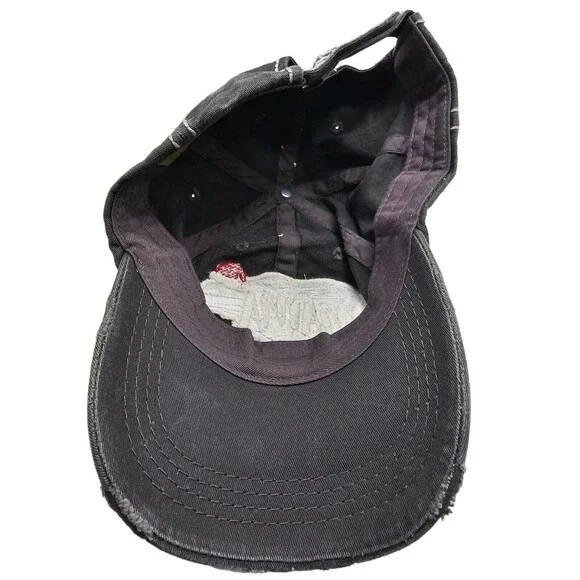 Kbethos Vintage Mama Bear W/ Santa Hat Distressed Stitch Baseball Cap - Picture 5 of 7